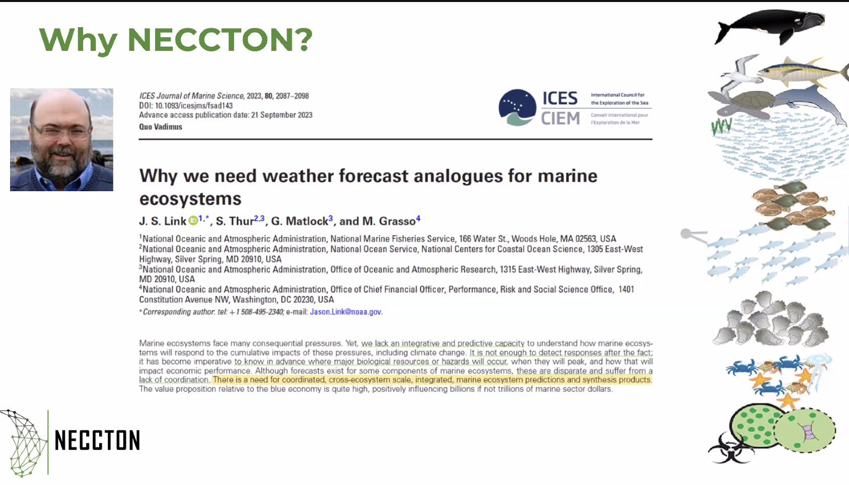 MarineBON on X: &ldquo;Today we had @NECCTON at our marine Biodiversity 