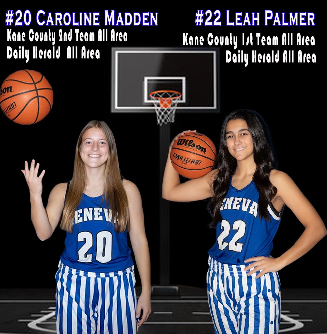 GHS Girls Basketball (@ghs_girls_bball) on Twitter photo CONGRATULATIONS to Leah Palmer and Caroline Madden. We are so proud of you!!! <a href="/GHS_ILathletics/">Geneva HS Athletics</a> <a href="/Geneva304/">Geneva CUSD 304</a> <a href="/GFBBP/">Vikings Basketball</a> <a href="/GHSportsBooster/">GHS Sports Boosters</a> <a href="/GHSBlueCrue/">GHS Blue Crue</a> CONGRATULATIONS to Leah Palmer and Caroline Madden. We are so proud of you!!! <a href="/GHS_ILathletics/">Geneva HS Athletics</a> <a href="/Geneva304/">Geneva CUSD 304</a> <a href="/GFBBP/">Vikings Basketball</a> <a href="/GHSportsBooster/">GHS Sports Boosters</a> <a href="/GHSBlueCrue/">GHS Blue Crue</a>