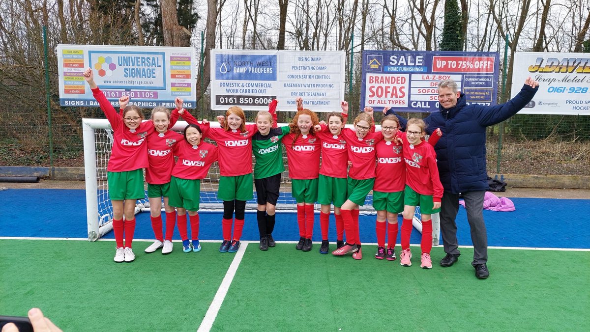 Happy International Women’s Day. 🧍🏼‍♀️🧍🏽‍♀️Our girls’ football team were thrilled to participate in today’s tournament organised by <a href="/AFC_Comm_Sports/">Altrincham FC Community Sports</a> ⚽️ <a href="/TraffordSSP/">Trafford SSP</a> #care #believe #achieve