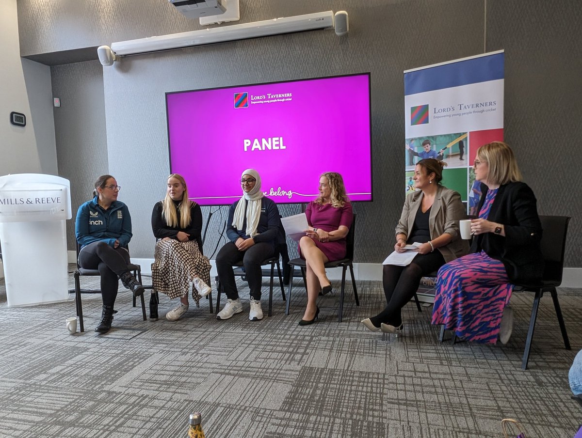 Thank you <a href="/LordsTaverners/">Lord's Taverners</a> and <a href="/MillsandReeve/">Mills & Reeve</a> for a wonderful afternoon celebrating amazing women &amp; helping grow networks. Laura &amp; I enjoyed it &amp; learnt lots. Don't pull up the drawbridge when you make it; pull others with you, be worth looking up to. #IWD2024 #InspireInclusion