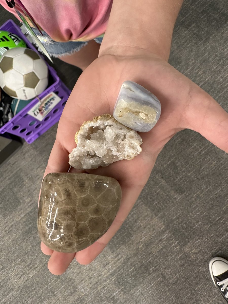 Today, we had the opportunity for good old fashioned Show and Tell. Students shared their favorite rocks and minerals to wrap up our Geology Unit!

#OwlAboutTheBest