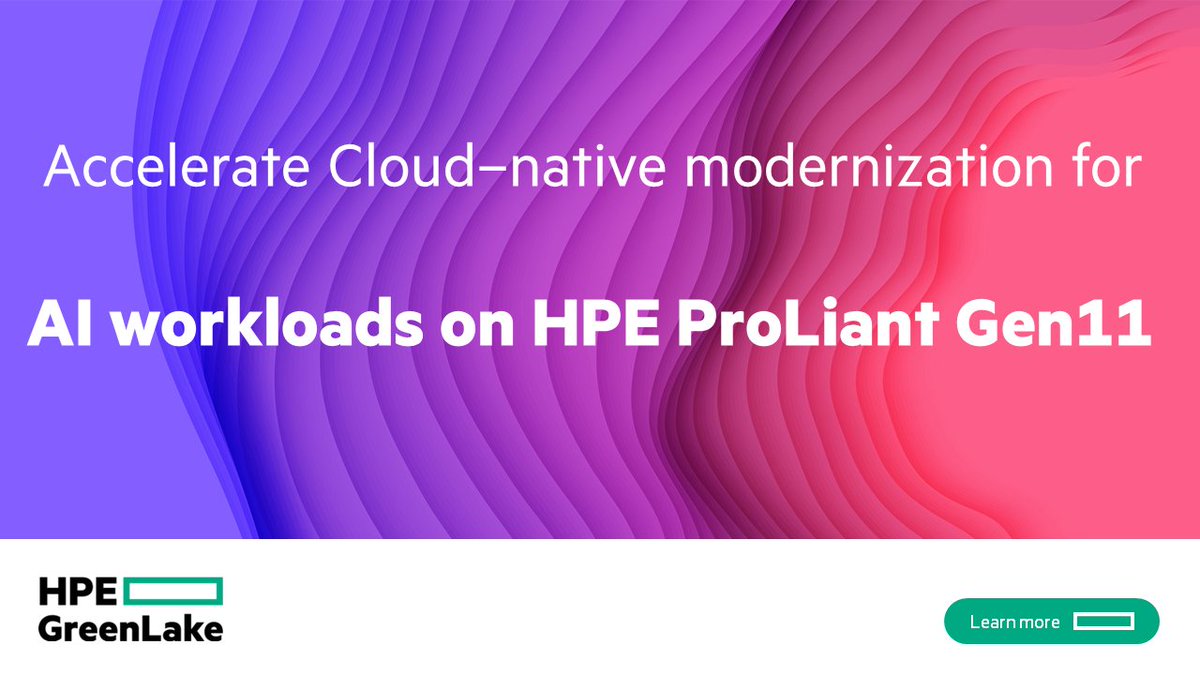 HPE_Compute's tweet image. Speed time to value with #AI inferencing solutions from #HPECompute and @NVIDIA®. These solutions, built on HPE ProLiant Gen11 servers with Intel® Xeon® Scalable processors, are certified for edge or data center deployments targeting AI. Learn more @ hpe.to/6012Xxj8w
