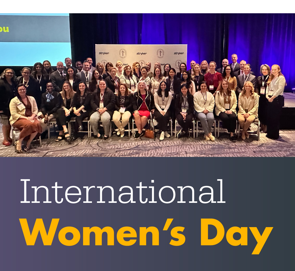 Happy International Women’s Day! Stryker has been a proud sponsor of The Association of Women Surgeons (AWS) for over 15 years. Today, and everyday, we will continue to celebrate, support and empower all of you amazing women! #IWD2024