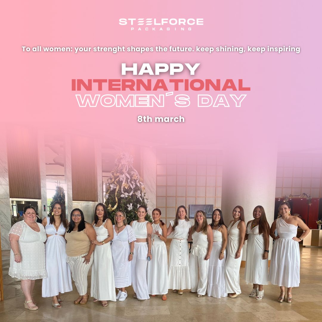 🌹 On this Women's Day, let's celebrate the strength, compassion, and resilience of every woman around us. Steelforce Packaging wishes all women everywhere a Happy Women's Day! 💪 . . . #womensday #steelwomen #internationalday