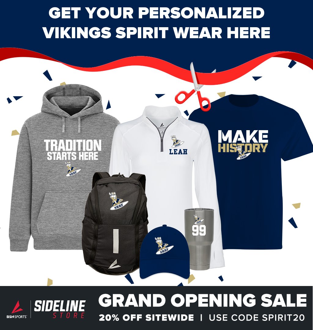 ..and we're LIVE. One month only, take 20% OFF all VALLEY MILLS ELEMENTARY SCHOOL Sideline Store purchases with code SPIRIT20 when you shop the latest fan wear &amp; accessories from all your fave brands. Let's GO!

sideline.bsnsports.com/schools/indian…