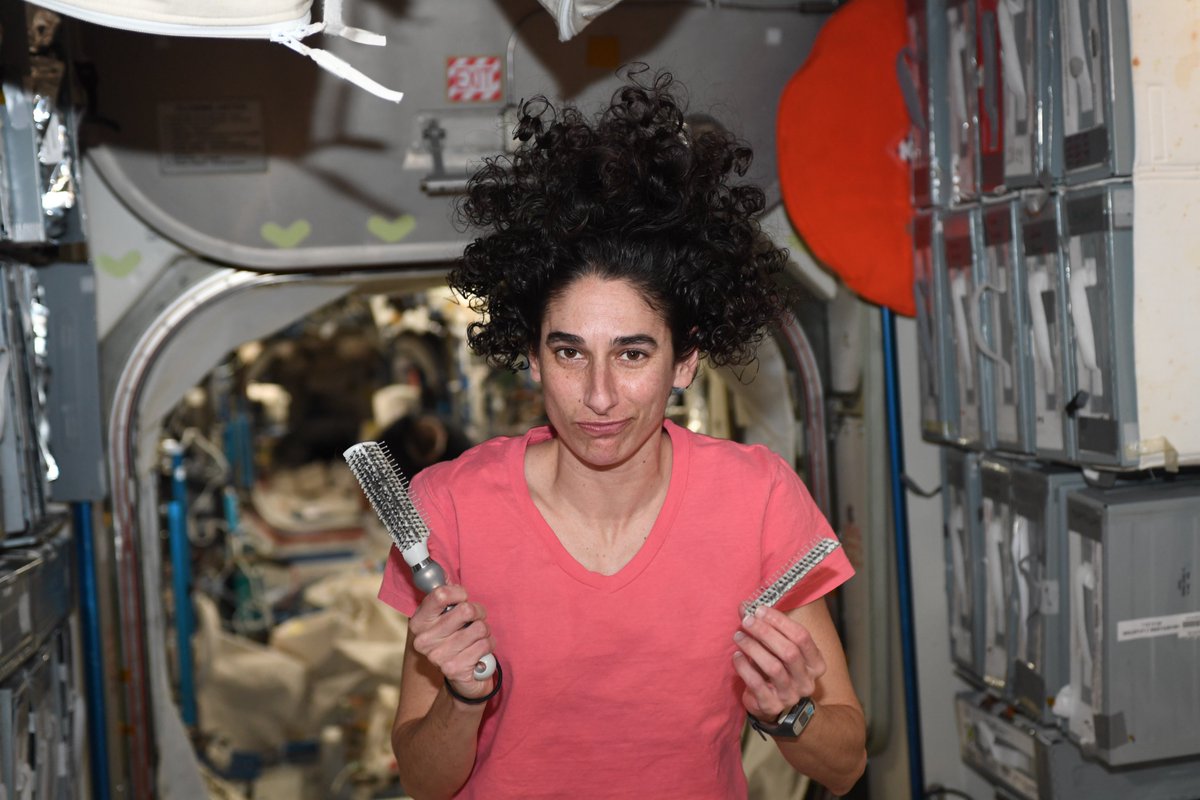 As Crew-7 packs up our stuff to leave @Space_Station, I found an item from early on in the mission that made me laugh – the hairbrush that didn’t survive 2 months of managing my space hair. I just want to say that Kayla Barron & @AstroKarenN made it look easy! 😆 Between all…