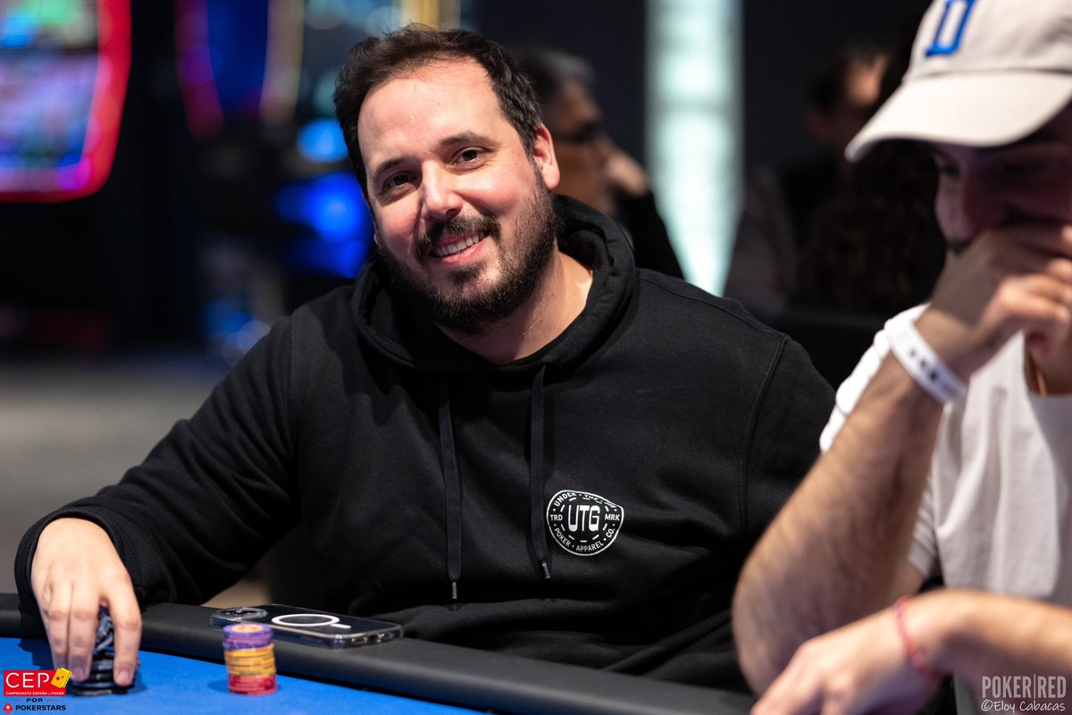 ♠️ MAIN EVENT - DÍA 1D ♠️

Llegamos al nivel 4️⃣ previo al primer descanso del día con 2️⃣5️⃣4️⃣ jugadores 

Aprovechamos para presentar a otro #TeamProCEP que acaba de llegar con ganas de repetir FT en el #CEPBarcelona 

⭐️ <a href="/SebiPoker/">Sebi</a> 

¡ GL 😉 !

#YoSoyCEP <a href="/PokerStarsSpain/">PokerStars España</a>