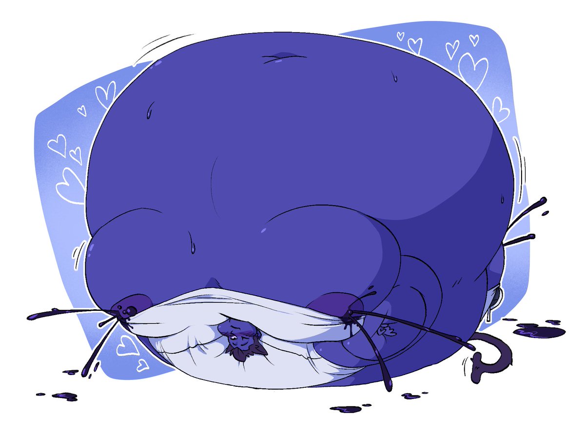 bluuberrybloats's tweet photo. cel shaded two piece sequence for @Tanks4Teh 🫐💦 https://t.co/6bkHUuh3rS