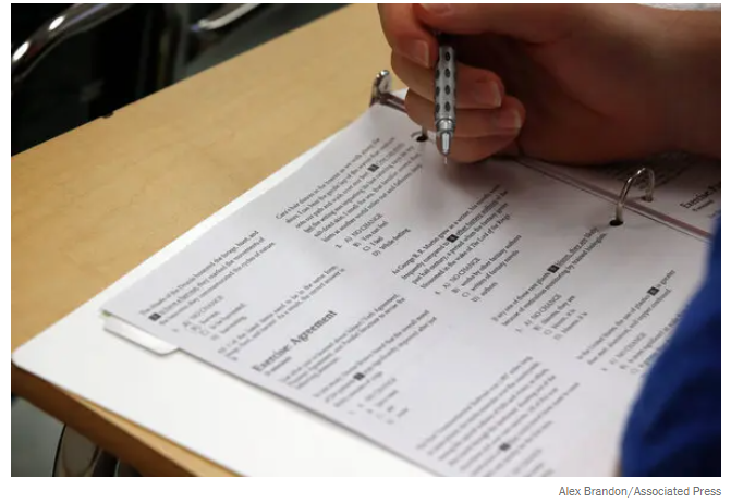 No More No. 2 Pencils: The SAT Goes Fully Digital The new format cuts nearly an hour out of the exam and has shorter reading passages. nytimes.com/2024/03/08/us/…
