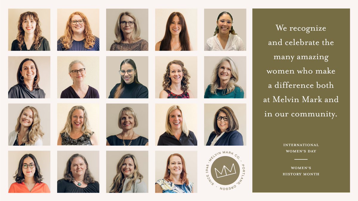 MelvinMarkCRE's tweet photo. This #InternationalWomensDay and #WomensHistoryMonth we are celebrating the ladies who continuously raise the bar at Melvin Mark and throughout our community. https://t.co/evEUQTO5YH