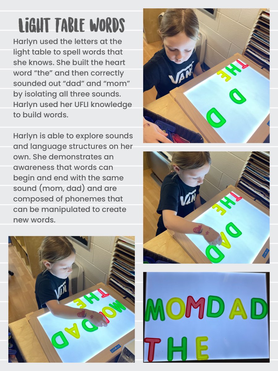 Literacy during play in FDK 5