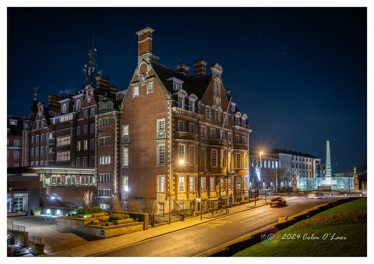 The Grand Hotel, York, formerly the headquarters of the North Eastern Railway Company #York #GrandHotel #grandtravels #Edwardian #Yorkbynight