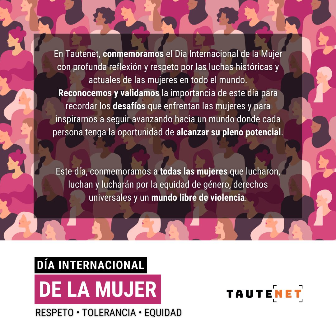 Respeto. Tolerancia. Equidad.
#IWD #IWD204 #8M #8M2024 #DíaInternacionalDeLaMujer