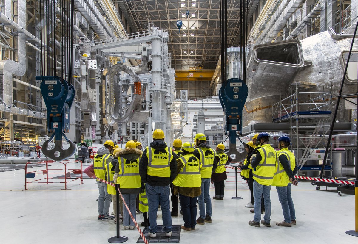 Coming soon! On 13 April 2024, #ITER will host another #OpenDoors Day! Interactive displays, mock-ups, demos will be on offer at the Visitors Centre. You can also visit the #construction site. Registration opens on 11 March, in the afternoon: ecs.page.link/bMzdm