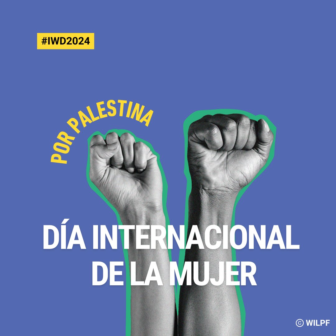 Este #8M usamos nuestra plataforma para desafiar la narrativa que rodea a las hermanas palestinas. 

#Palestina #Gaza #WILPF #DiaInternacionalDeLaMujer #IWD204 #FeministPeace