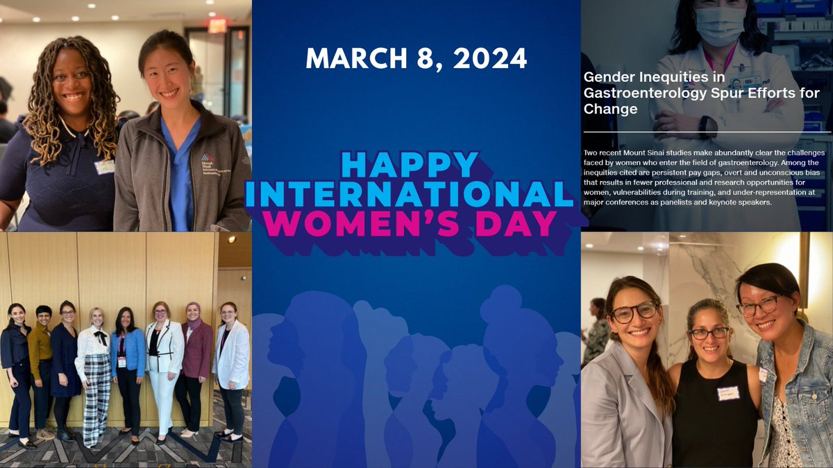 #HappyInternationalWomensDay! Today we honor the extraordinary women championing equity and diversity within our division and BEYOND! Thank you for fighting for a more inclusive future in the field of GI and paving the way for next generations of #WomenInHealthcare. #wefindaway