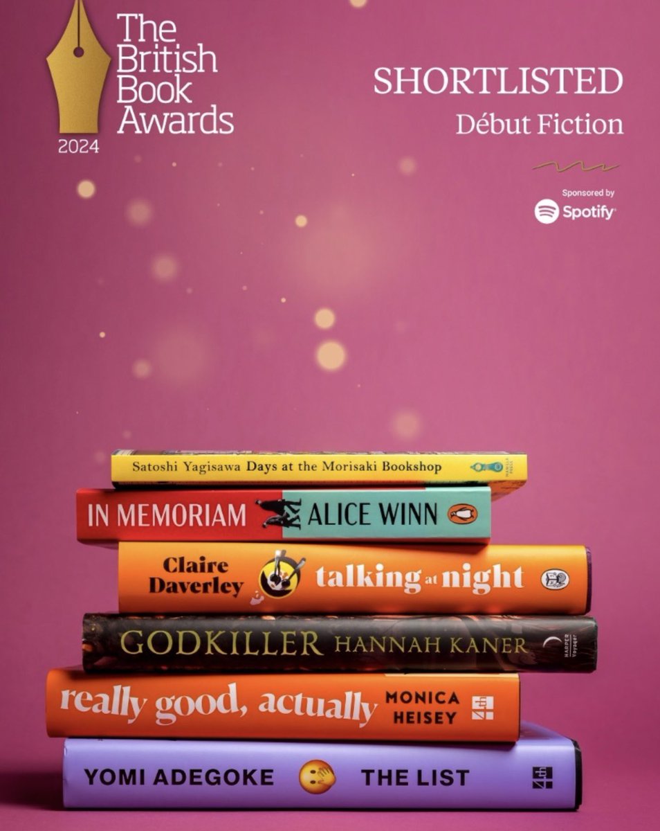ClaireDaverley's tweet photo. Huge love and thanks to @thebookseller for the nomination AND those snazzy assets. (And for a legitimate reason to use the word snazzy). #TheNibbies https://t.co/nkYGPj0UMk