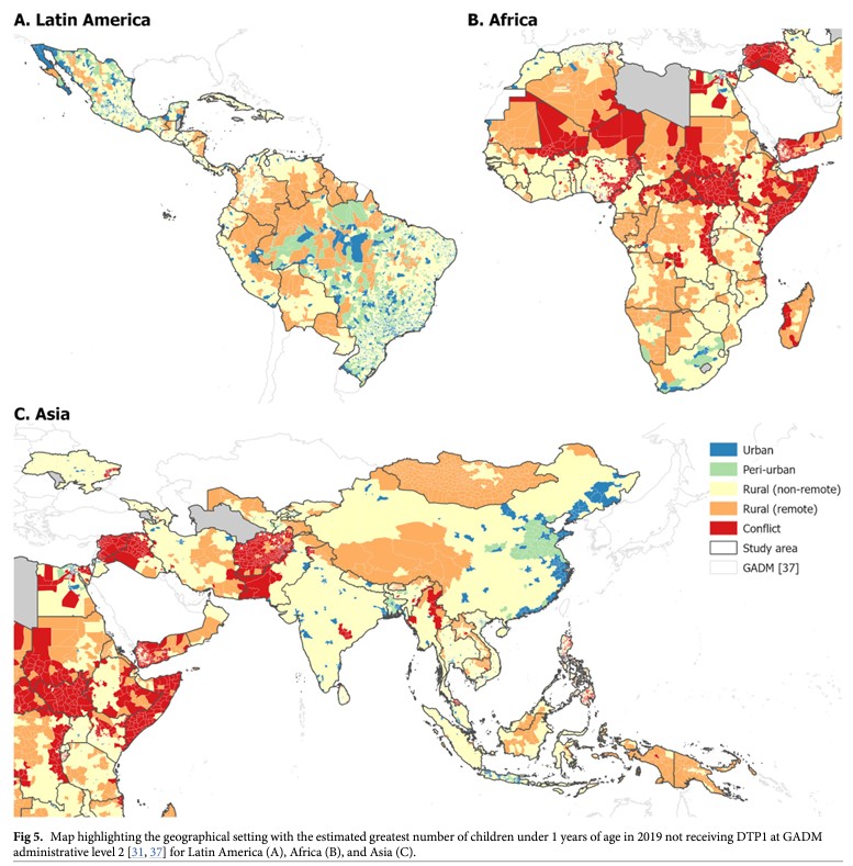 On #InternationalWomensDay, we are celebrating the recent work of staff and students in WorldPop: @NatuTejedor is leading collaborations with @gavi and @gatesfoundation on mapping un-/under-vaccinated children: journals.plos.org/globalpubliche…