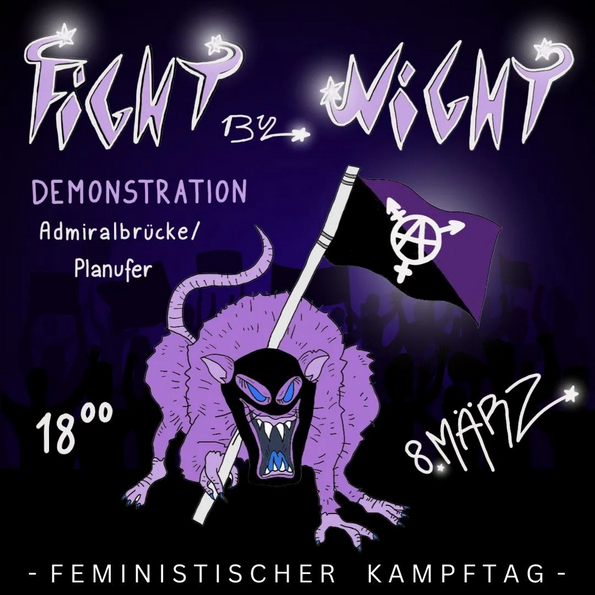 datawrangler2's tweet photo. [*Flinta-Krawall &amp; Remmi-Demmi]
.
FIGHT BY NIGHT ABENDDEMO
Mit Awarenesskonzept!
TERFs &amp; SWERFs sind nicht willkommen
#Admiralbrücke #Planufer
18:00 Uhr-#b0803-2024 
Mehr Infos auf Instagram
@fightbynight_berlin #Flinta #Terf #Swerf
https://t.co/FLanK10Mjk
https://t.co/HlLGdF3q6r https://t.co/SaOv8HCDqP