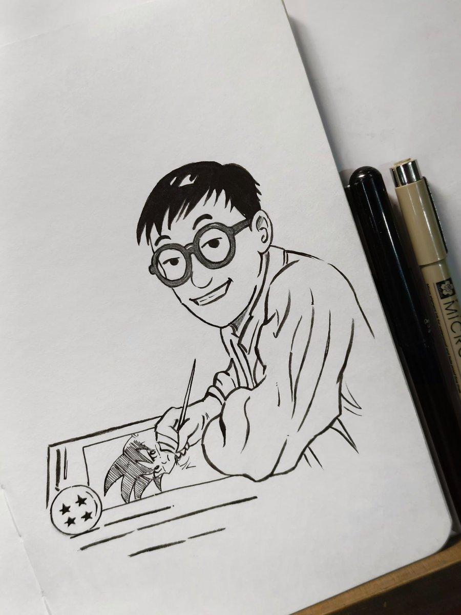 ArtistAhab's tweet photo. RIP, the legendary Akira Toriyama. Thank you for everything. I can't even imagine how many lives you have impacted, you will always be remembered through your characters 🙏🙏 https://t.co/5Hbr8NGFzi