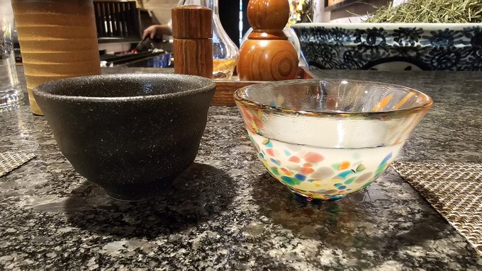 Chris took me to the cutest and most authentic Japanese restaurant last night. We got to pick our sake