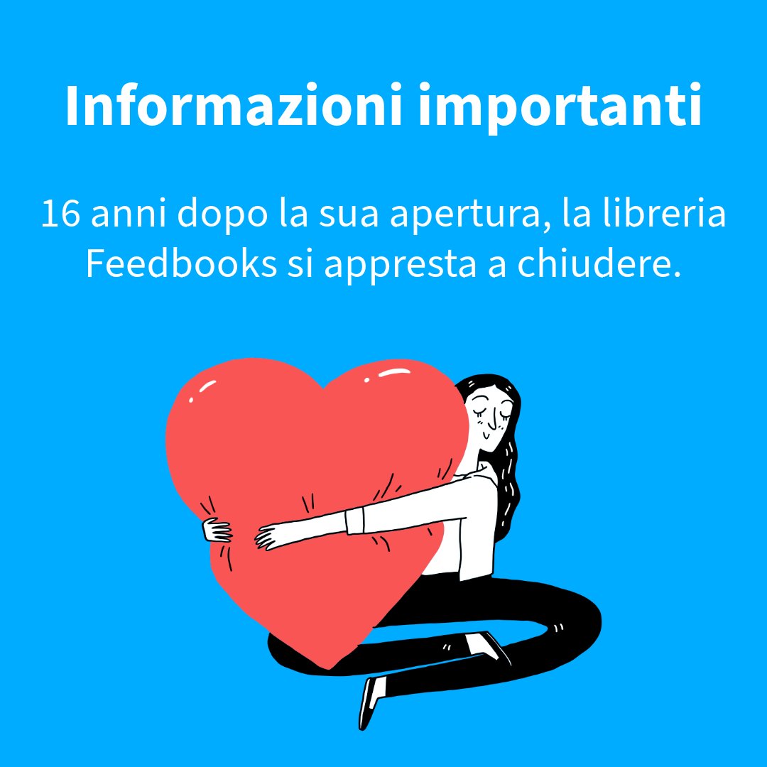 16 anni dopo la sua apertura, la libreria Feedbooks si appresta a chiudere. Scoprite tutte le novità e le informazioni necessarie ➡️ mailchi.mp/feedbooks/83mw…