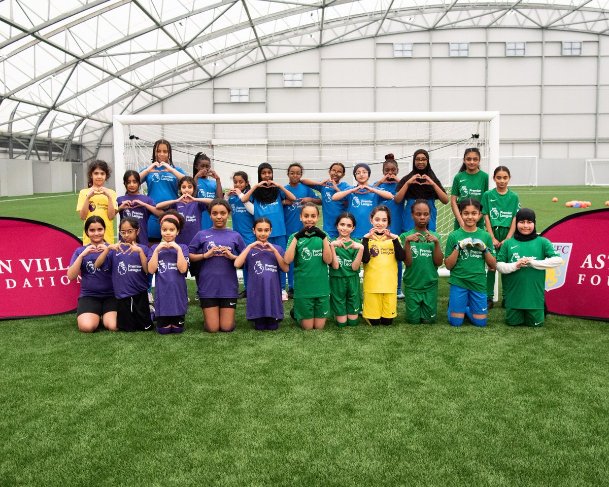 It has been an amazing #IWD  at Villa Park for Aston Villa's #PLPrimaryStars, where girls from three local primary schools were invited to take part in a special International Women's Day themed workshop and tournament! 🫶

Schools were also donated football kits as part of the