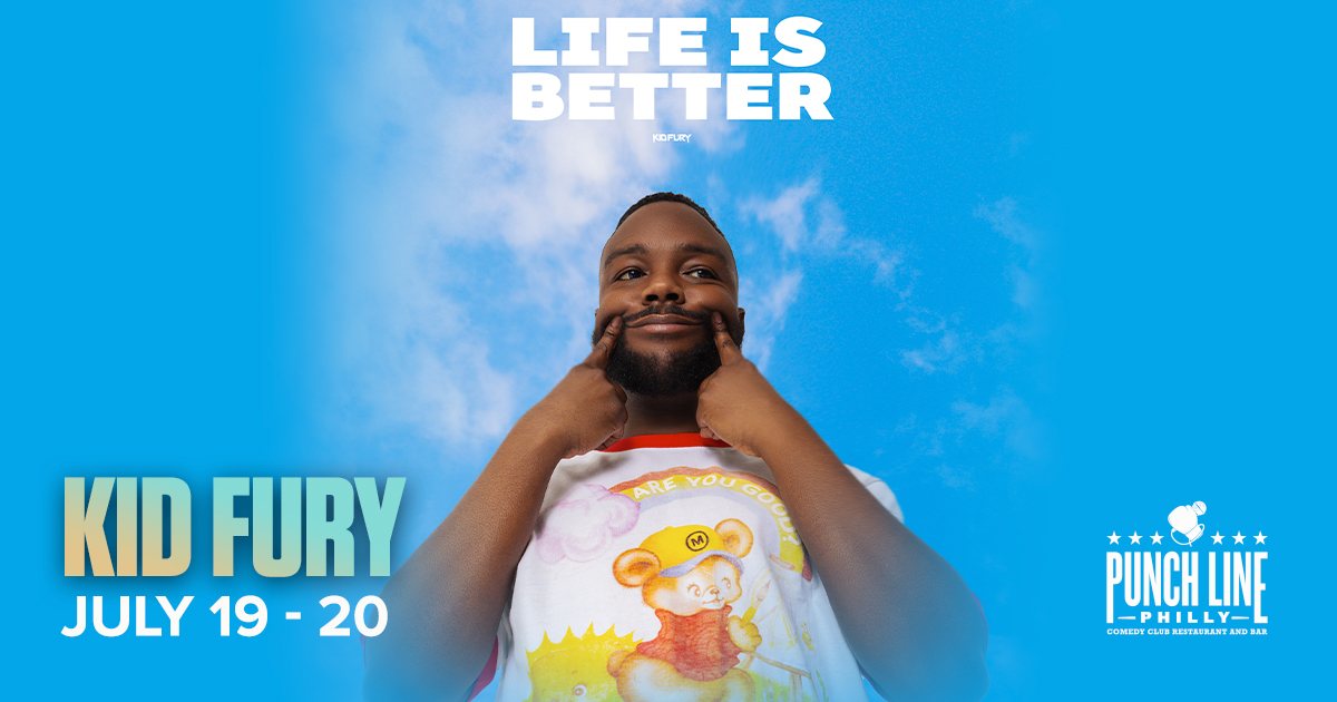 Kid Fury tickets are on sale now! Snag yours for July 19-20 at livemu.sc/49FOb9O 🎟️ He’ll only be in Philly for 2 nights 🚨 Check out the podcast that Kid Fury co-hosts 👉 patreon.com/theread 🎙️