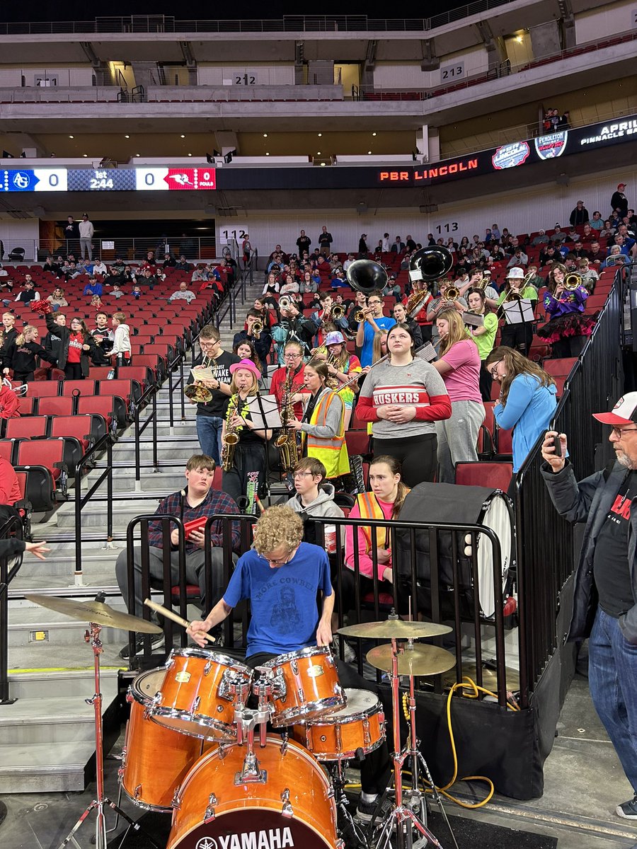 We are rocking the house at PBA cheering for a Bulldog 🐾 win! #LoudAndProud