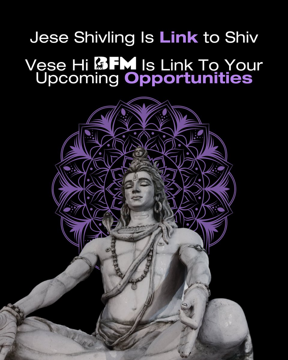 HAPPY MAHA SHIVRATRI🔱🖤

From #teambfm 

#mahashivratri_special #bfm #shiv #opportunities #god #link #trendingnow #explore