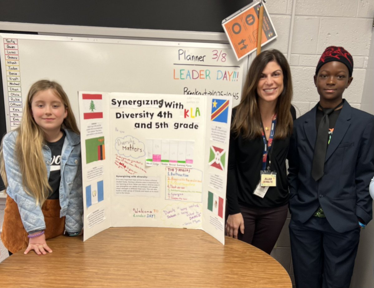 “Finding your voice can mean standing up for others when they need help.” -Tzivia
Our world is a better place because of the KLA Leaders. Congratulations Principal Westercamp and the KLA community. <a href="/jesswestercamp/">Jessica Westercamp</a> <a href="/KLAMagnet/">KLA Magnet</a> <a href="/MagnetSchlsMSA/">Magnet Schools of America</a> <a href="/TheLeaderinMe/">The Leader in Me</a>