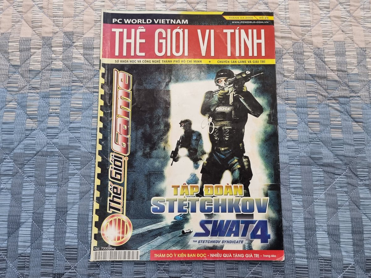 comradecuong's tweet photo. Just received these 3 2006 issue Vietnamese Gaming on this Friday Morning March 8 of 2024 today at home (🇻🇳 time zone) 😊🎮👾🕹👍
•
#VietnameseGamingMagazine
#VietnamGamingMagazine
#GamingMagazine #Журнал #GameMag #VideoGame
#GameMagazine #Magazine https://t.co/1E5ywReaxa