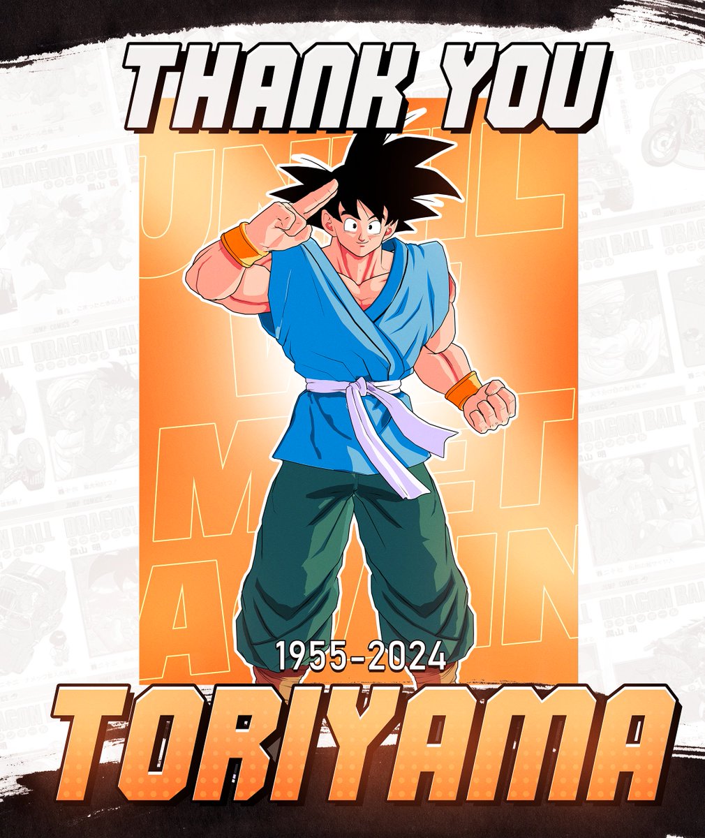 Although i have a lot to say, i dont really know how to start but this is a huge and tough loss.. and without a doubt his legacy will live on for generations, and i hope his family, friends and the entire db community will stay strong. thank you akira toriyama💛
#RIPAkiraToriyama