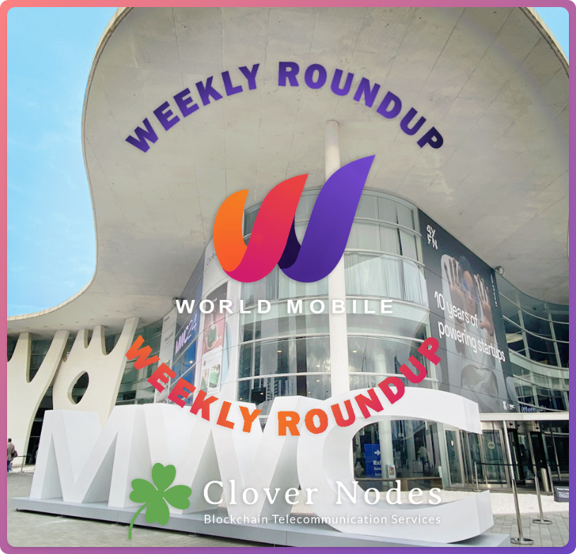 CloverNodes's tweet photo. GM ☕ #Mobilers
Here comes our newest edition of #WorldMobileWeeklyRoundUp
These are a series of weekly threads that I'll be publishing every Friday 🗒️
Weekly roundups consist of announcements & major events revolving around #WorldMobile and #DePIN
🧵Let's get straight to it: https://t.co/9ckSLFVPsl
