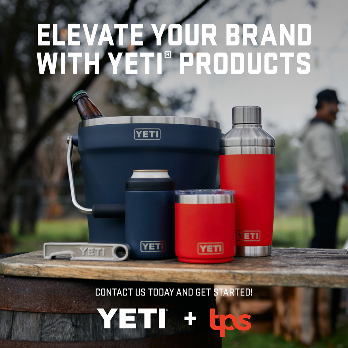 As your YETI® Preferred Partner, TPS is excited to offer you the highest quality, most durable drinkware, premium coolers, and bags. Our partnership with YETI® means you get access to the best for your brand, employees and customers! Contact us today! tpscan.com/yeti-gifts/