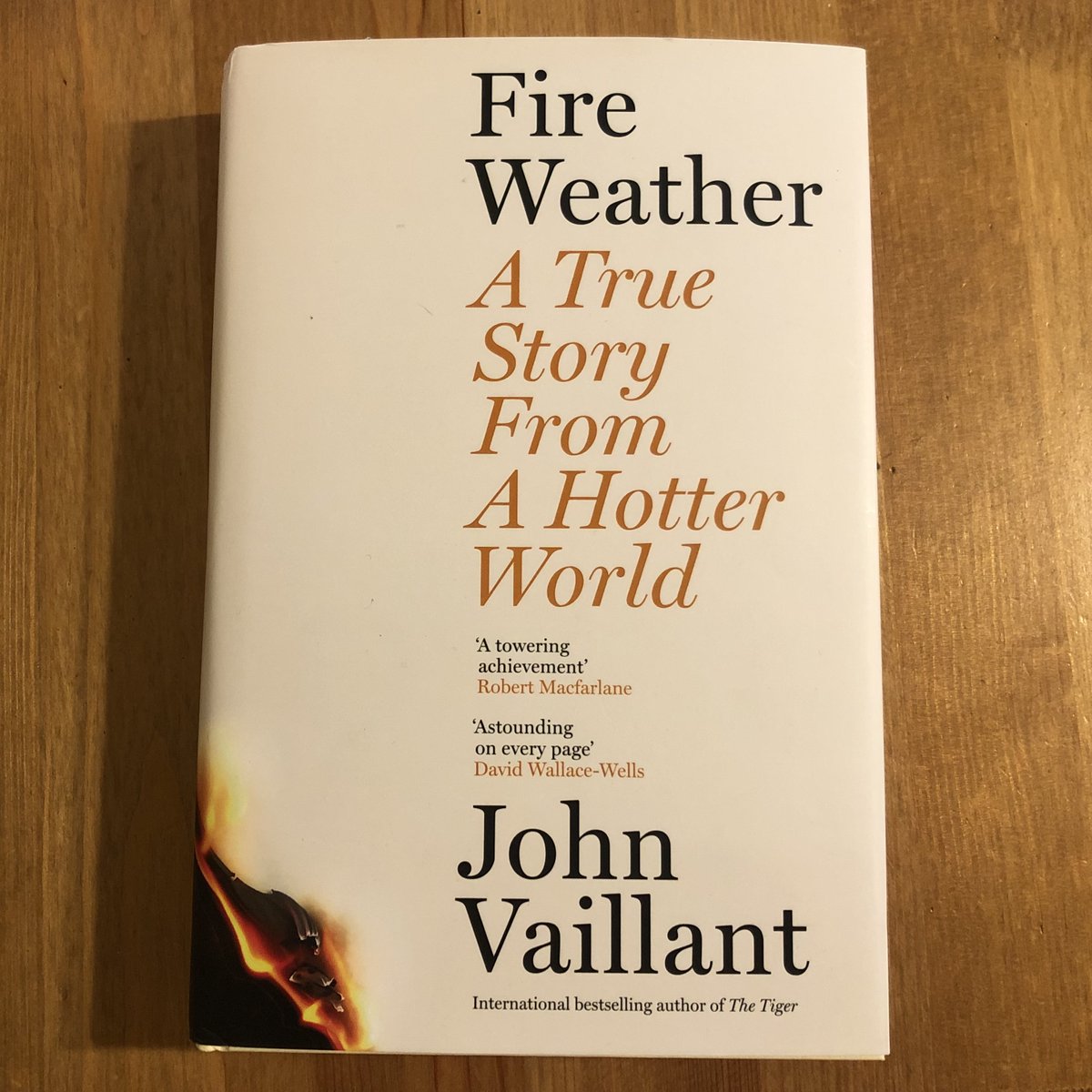 I'm still recovering from the licks of flame that leap from @JohnVaillant's latest book Fire Weather. Its an intimate & explosive examination of life engulfed in petrochemical addiction & the rise of climate-forged, Frankensteinian forest infernos. Vaillant is...