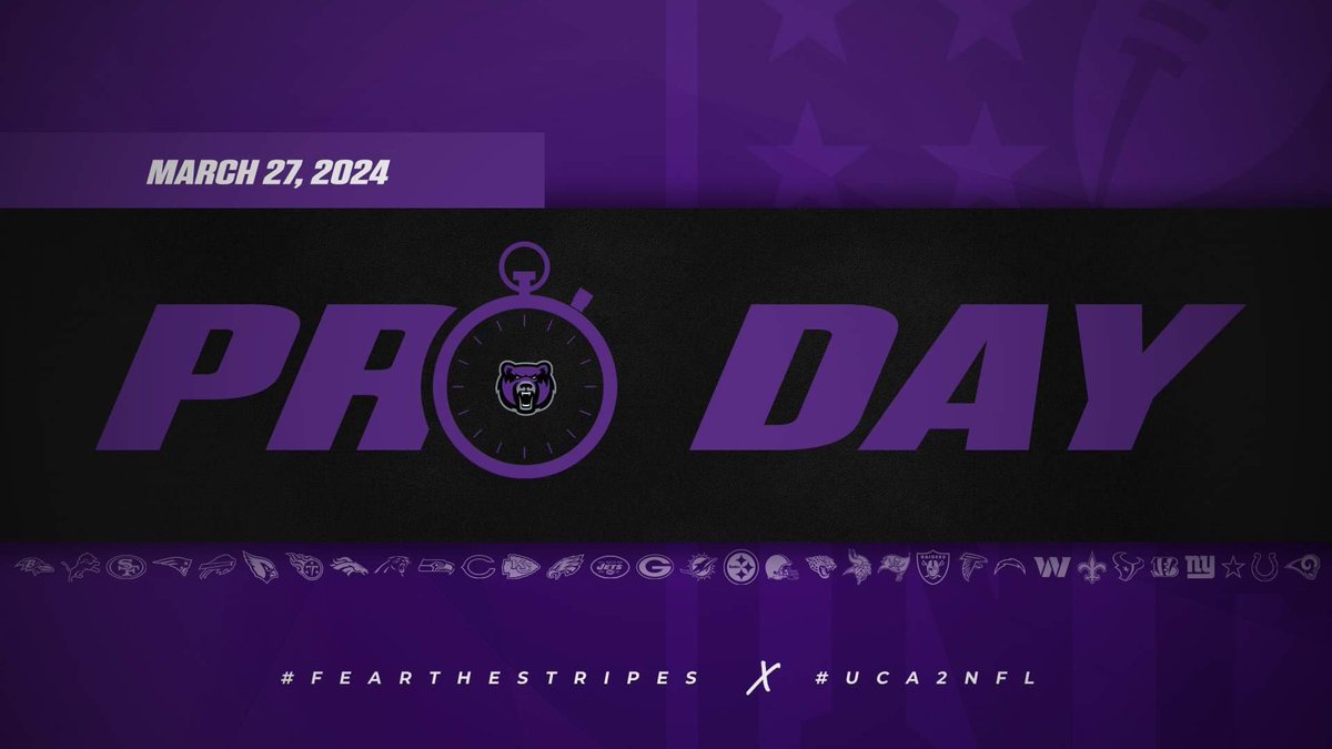 19 Days til Pro Day 👀 

#Fearthestripes #BearClawsUp 🐻