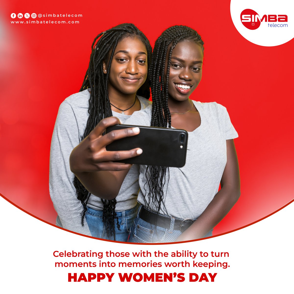 Today we celebrate those with the amazing ability to look at individual moments and through a camera turn those moments into memories worth keeping.

#HappyWomensDay