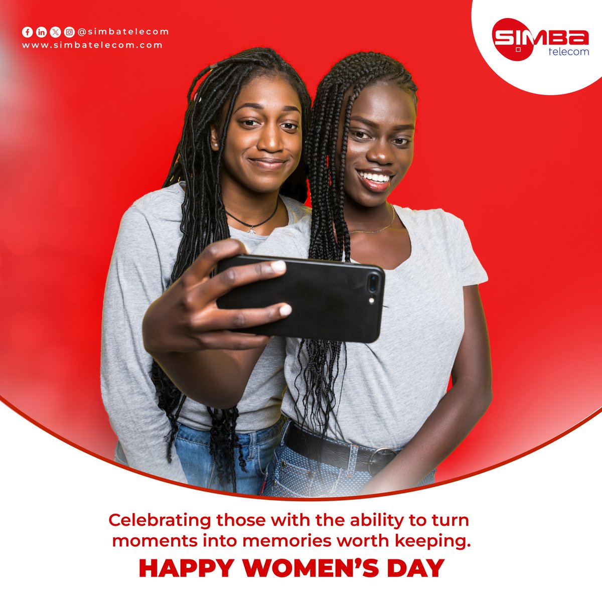 Today we celebrate those with the amazing ability to look at individual moments and through a camera turn those moments into memories worth keeping. #HappyWomensDay