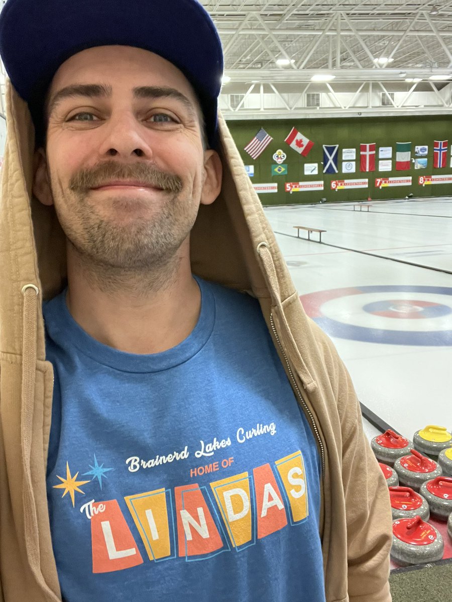 Thank you to one of my favorite curling teams - “The Lindas” - for the new shirt! (None of their names are linda, but they are all beauties)