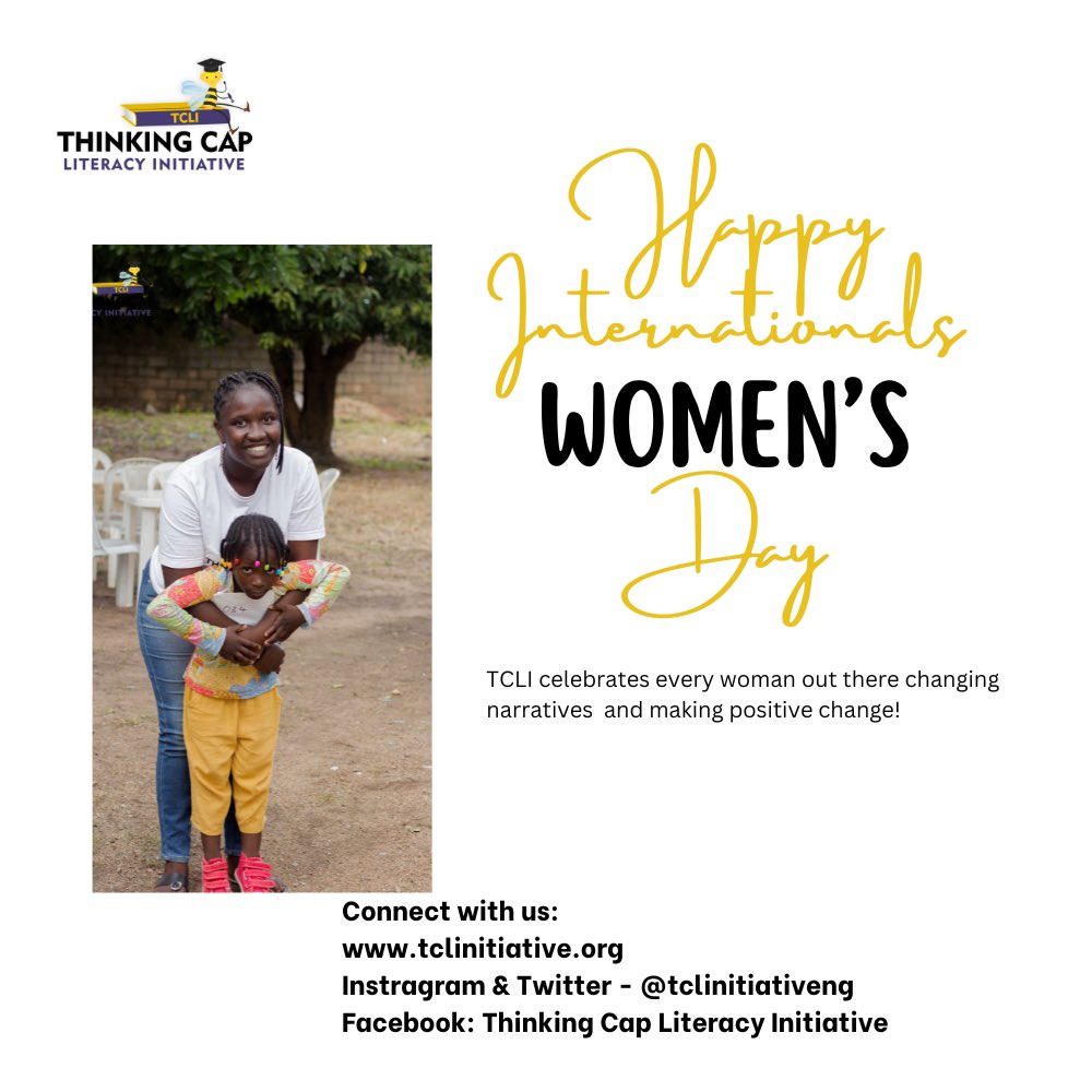 Happy International Women’s Day to all the amazing WOMEN who are fearlessly making a difference in their lives and communities!

We see and recognize the efforts, sacrifices and dedication of every TCLI Woman! 

You Rock! 

Hauwa
Japa
Access bank
Akerodolu 
#InternationalWomenDay