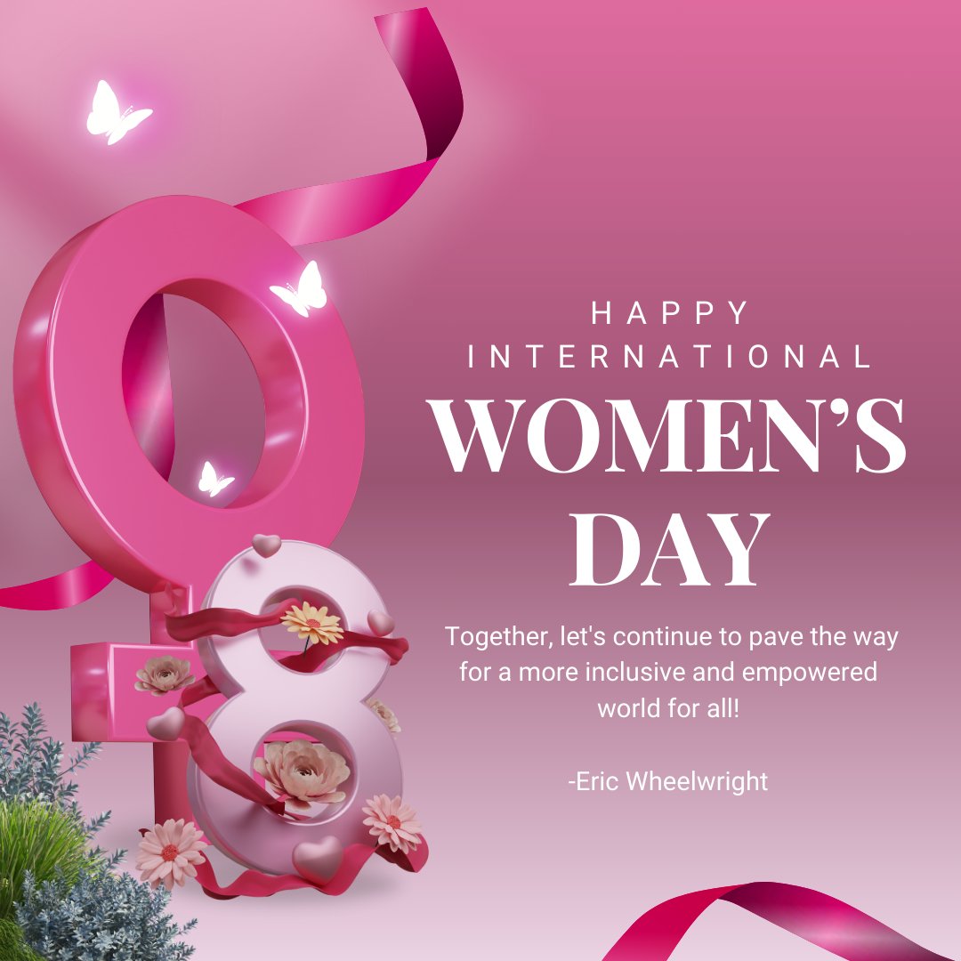 EricWheelwright's tweet image. 🌟 Happy International Women's Day! 🌟

Celebrating the achievements and resilience of women worldwide. 👩‍🎓👩‍🔬👩‍💼👩‍🎨

Let's unite to challenge biases and champion equality. 💪 #ChooseToChallenge #IWD2024 #WomenEmpowerment

Who inspires you? Share their stories. 💜

 -Eric Wheelwright