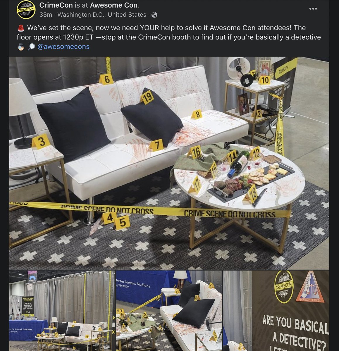This is absolutely DISGUSTING. Do better @CrimeCon .