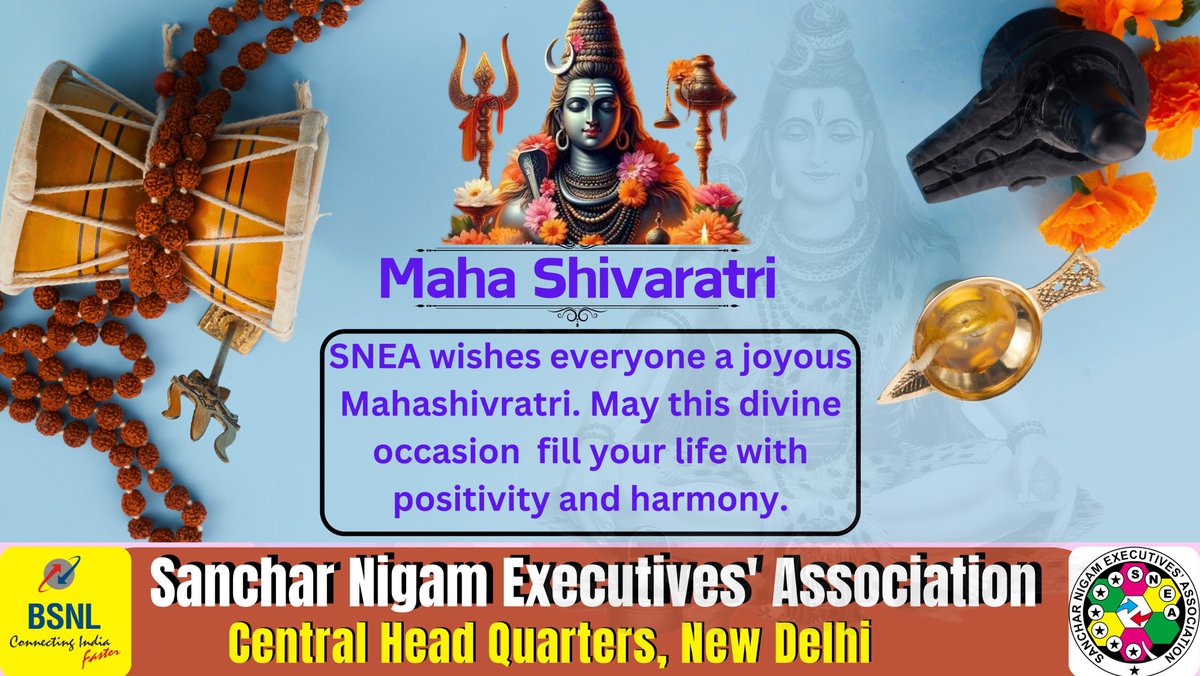 Wishing you all the auspicious Maha Shivratri full of divine blessings & spiritual enlightenment !! 🕉️🔱 #HappyMahashivratri #Mahashivratri2024