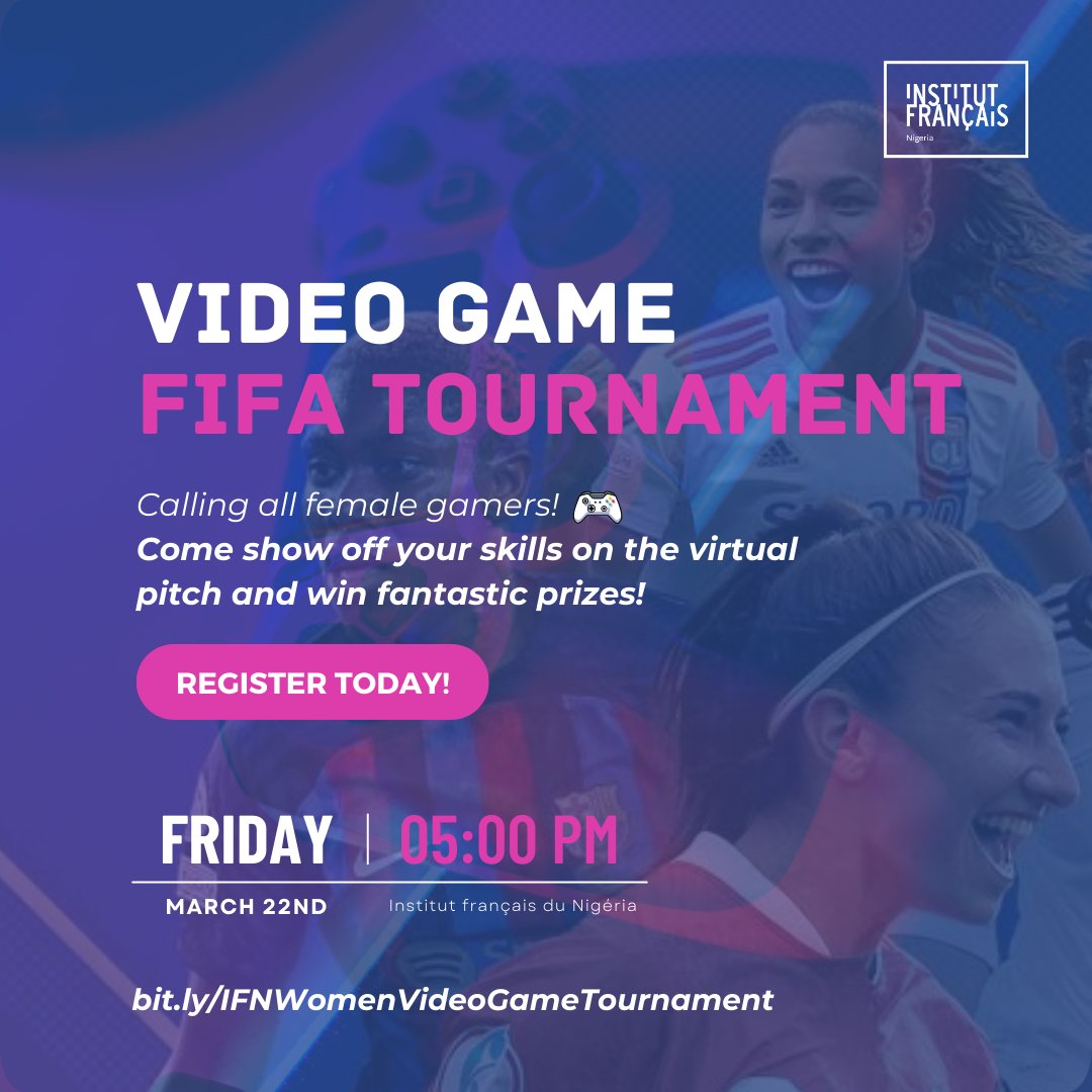Ladies, get ready for a gaming showdown like no other. Join our FIFA Tournament which is part of our International Women's Day celebration this March ! 🎮 Click this link to register: bit.ly/IFNWomenVideoG… ⚠️Registration deadline: Monday, March 18, 2024 #ifn #fifatournament