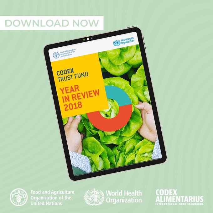 FAOWHOCodex's tweet photo. ๐ | The #CodexTrustFund supports developing and transition economy countries to participate fully and effectively in the work of #Codex
๐ This publication is a review of the successes and milestones achieved by the CTF2 & its recipients in 2018.
๐ฒโก๏ธ https://t.co/Yx04uPx1EL https://t.co/DDZbDW9HSc