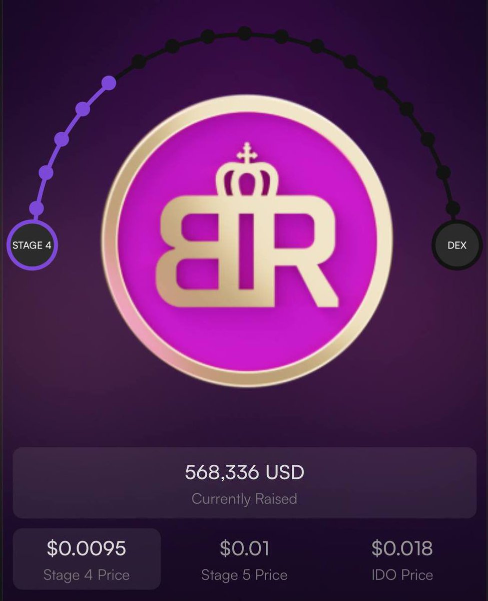 Seed Stage Filling Up Fast! 

You still have chance to not miss out Stage 4 $BCRN

Secure your tokens now and
become an early supporter!
betroyale.vip/?ref=24d4136d

#SeedFunding #betroyale