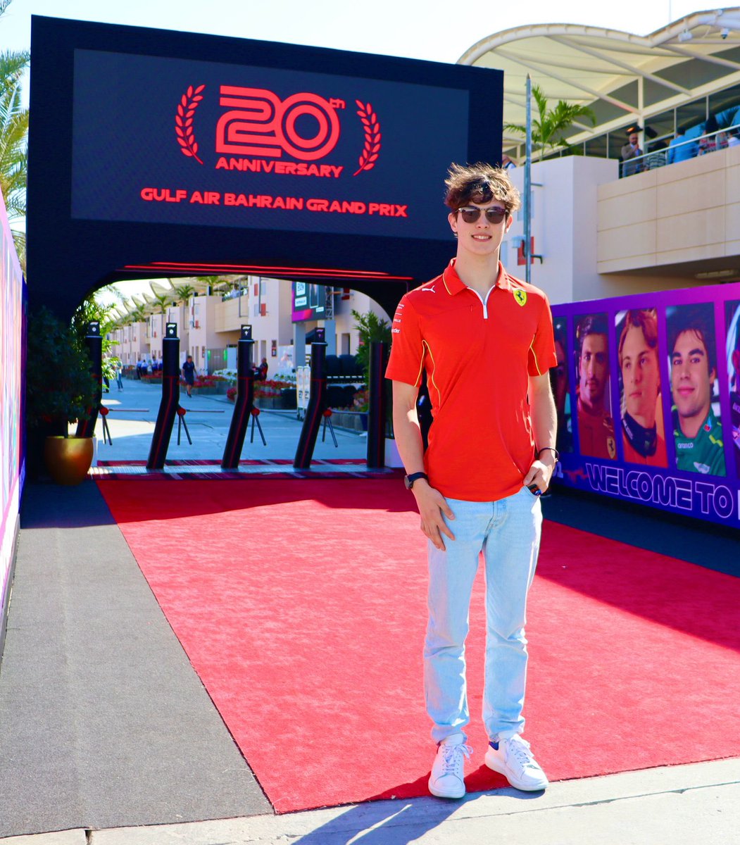 🏎️ From securing Pole Position with <a href="/PREMA_Team/">PREMA</a> in #F2 yesterday to making your #F1 debut today.

🤞 Wishing <a href="/OllieBearman/">Ollie Bearman</a> the best of luck as he steps in for Carlos Sainz at <a href="/ScuderiaFerrari/">Scuderia Ferrari HP</a> this weekend!

Enjoy it, Ollie!

📸 L.A. Wilshaw

#RoadToF1 #Formula1 #SaudiArabianGP