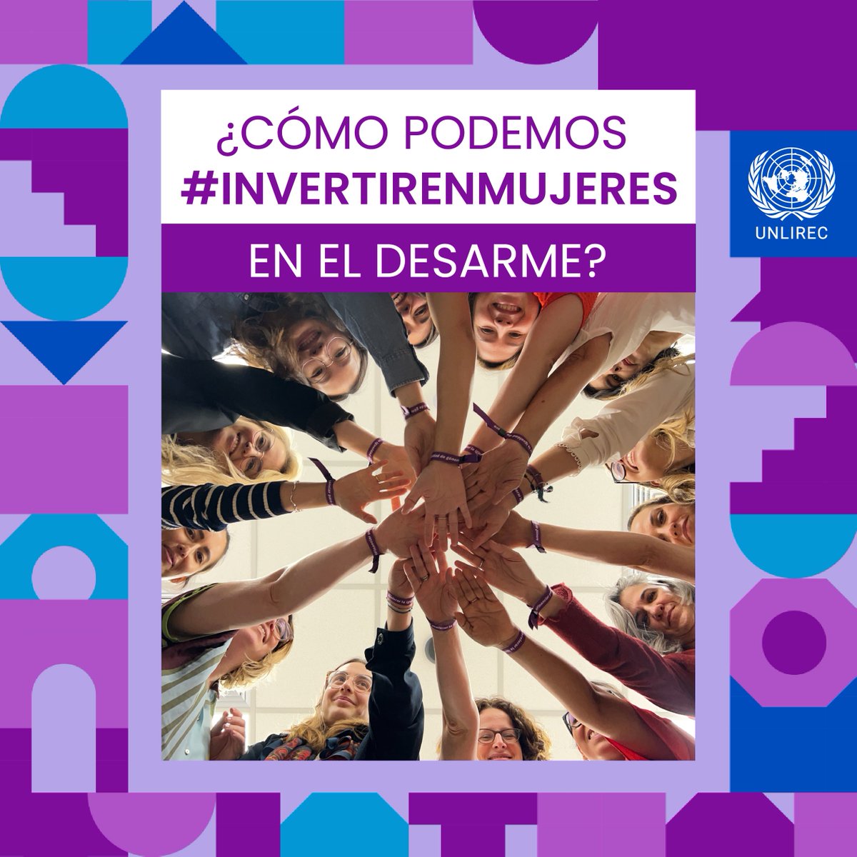 UNLIREC's tweet photo. Hoy 8 de marzo, Día Internacional de la Mujer, aprovechamos esta oportunidad para resaltar la importancia de #InvertirEnMujeres en el desarme y para mejorar su participación en las decisiones relacionadas con la paz y la seguridad. https://t.co/RsmGyqHQhS