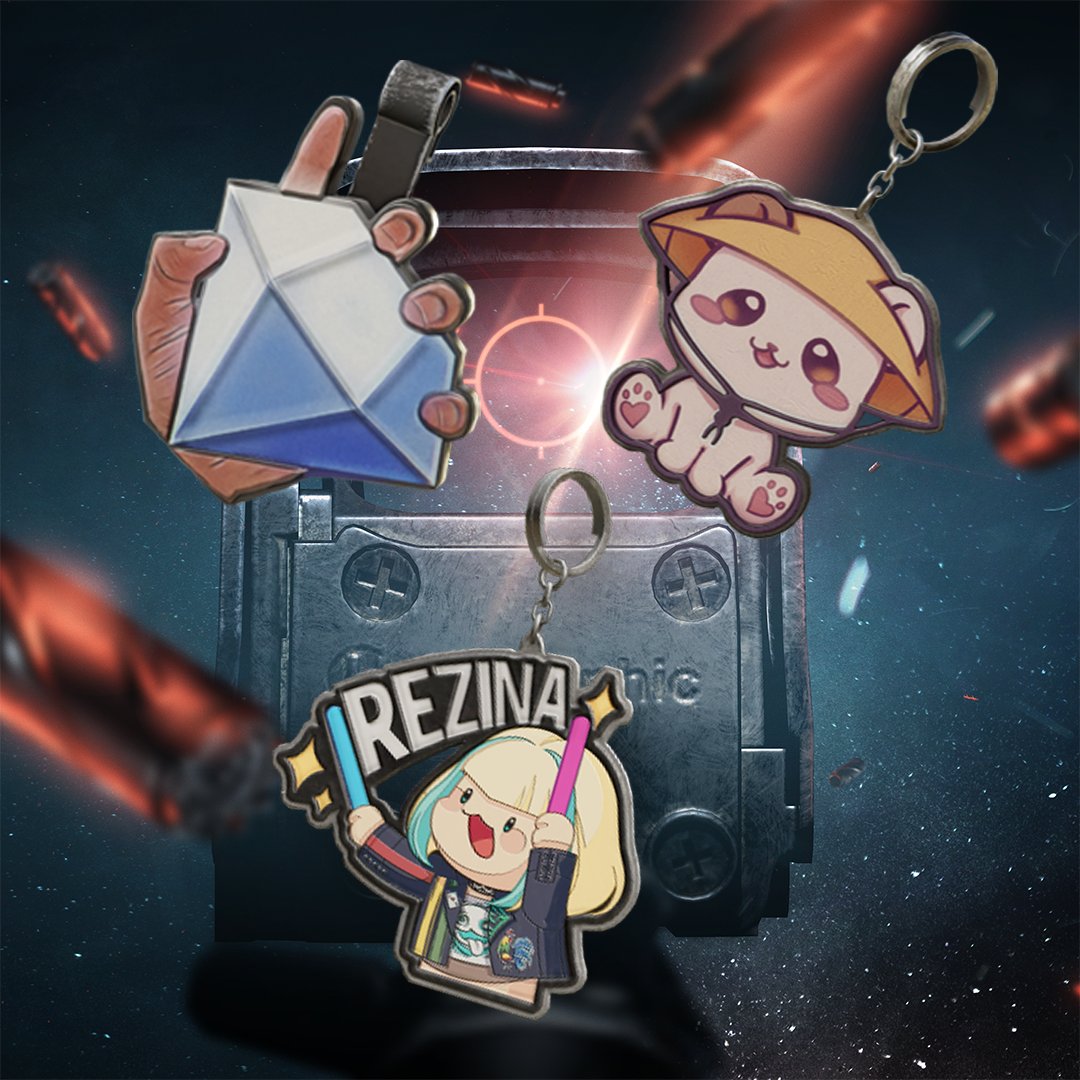 Rainbow6Game's tweet image. 😗 New season, who dis? Oh, it&apos;s new streamer charms!

📺 Subscribe on Twitch to any of these streamers at the start of the new season and receive their charm in game!

@McFrank513

@IPxpy

twitch.tv/eternal_regina